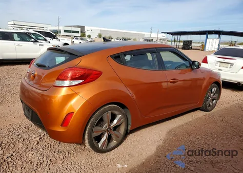 2014 Hyundai Veloster z USA, uszkodzony, nr VIN KMHTC6AD2EU195507